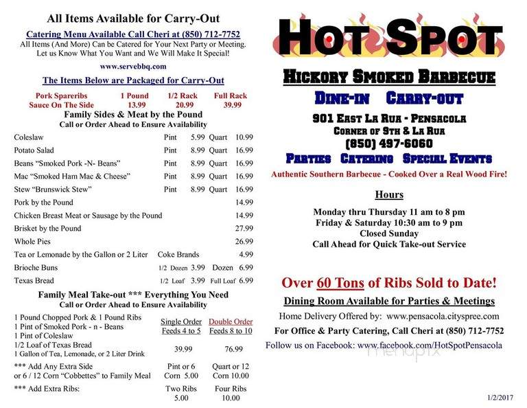 Hot Spot Barbecue - Pensacola, FL