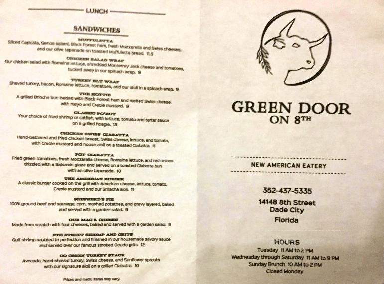 Green Door On 8th - Dade City, FL