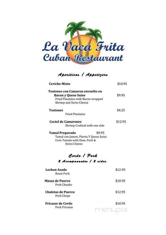 La Vaca Frita Cuban Restaurant - Ocala, FL