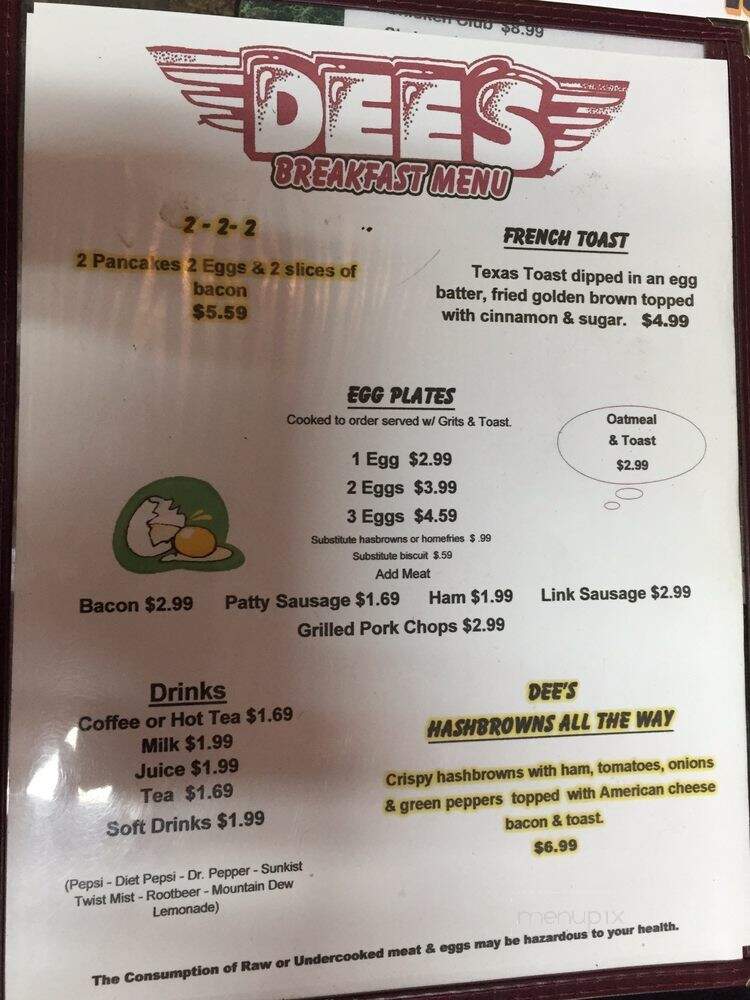 Dee's Restaurant - Vernon, FL