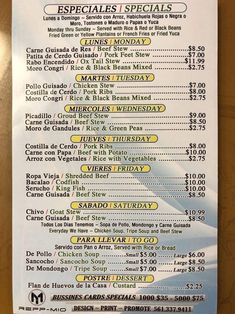 El Ideal Restaurant - West Palm Beach, FL