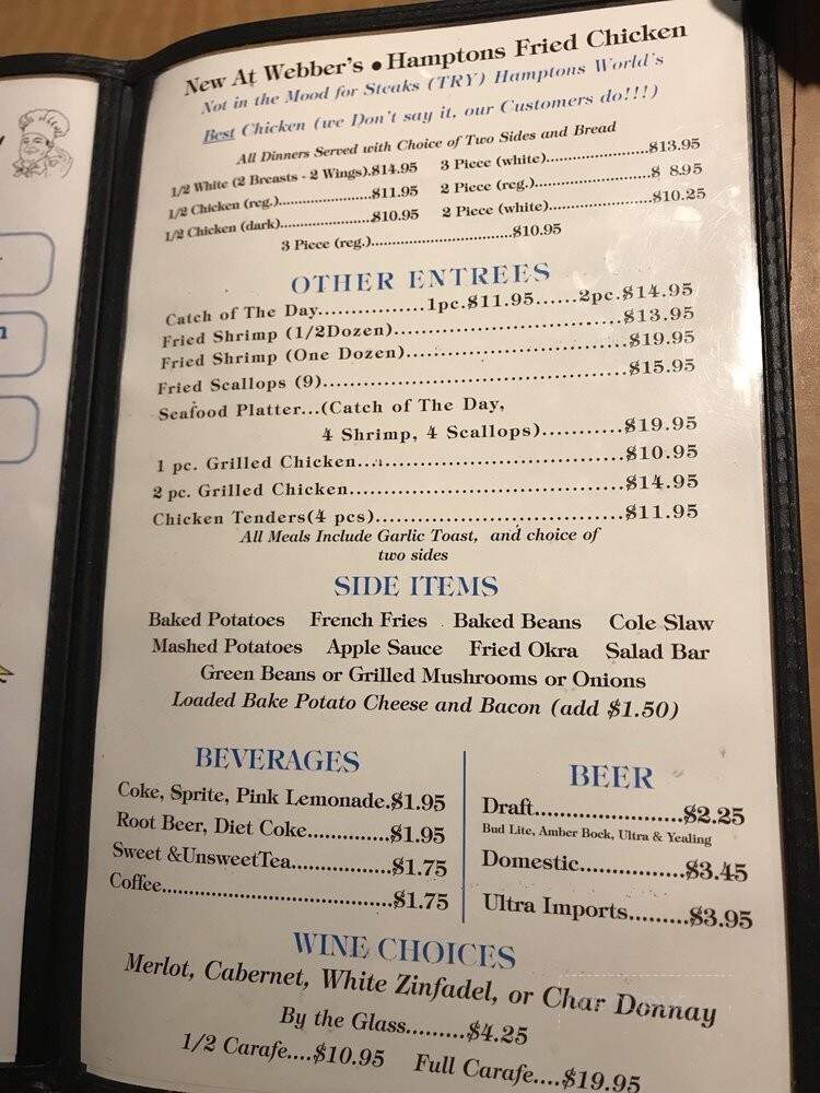 Webbers Steak House - South Daytona, FL