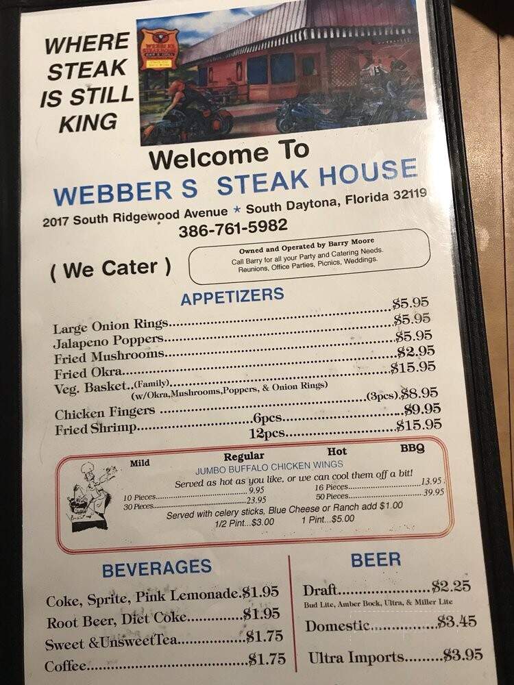 Webbers Steak House - South Daytona, FL