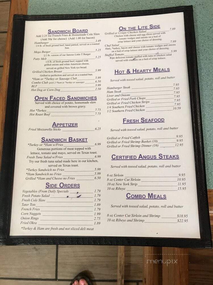 Bett's Big 'T' Restaurant - Chiefland, FL