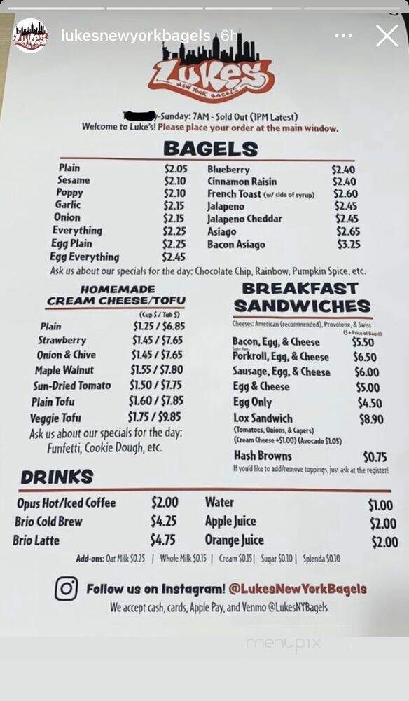 Luke's New York Bagels - Gainesville, FL