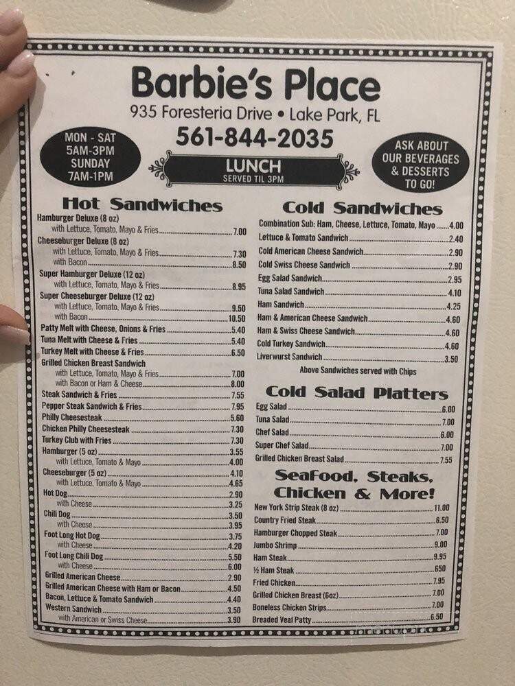 Barbie's Place - Lake Park, FL