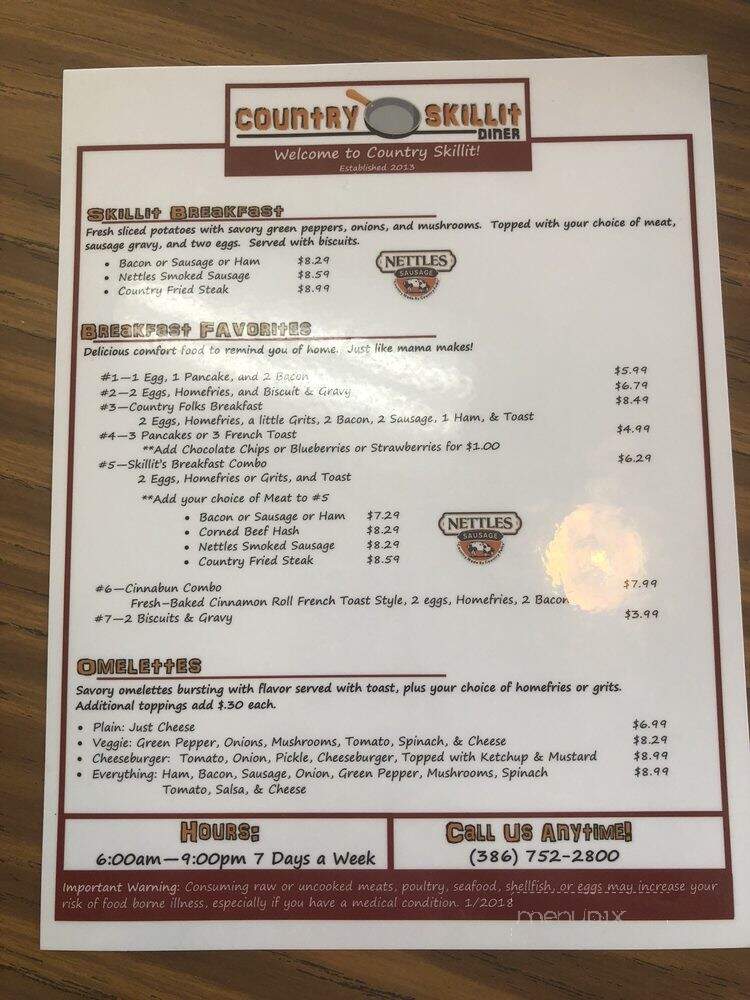 Country Skillet Diner - Lake City, FL