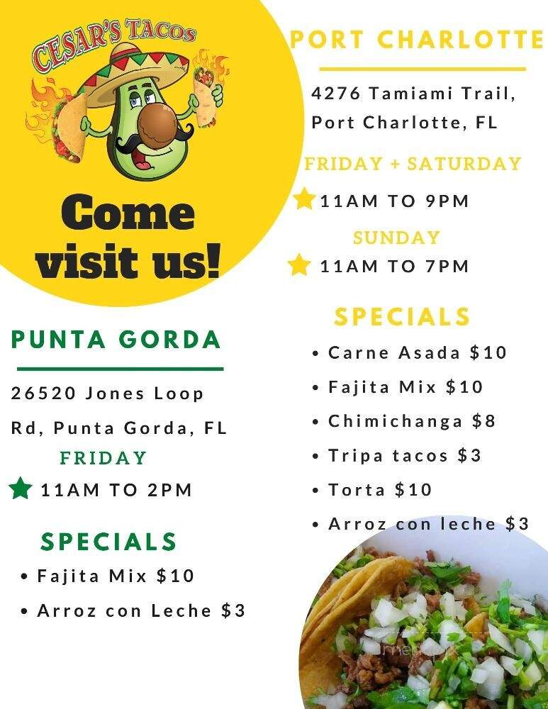 Cesar's Tacos - Port Charlotte, FL