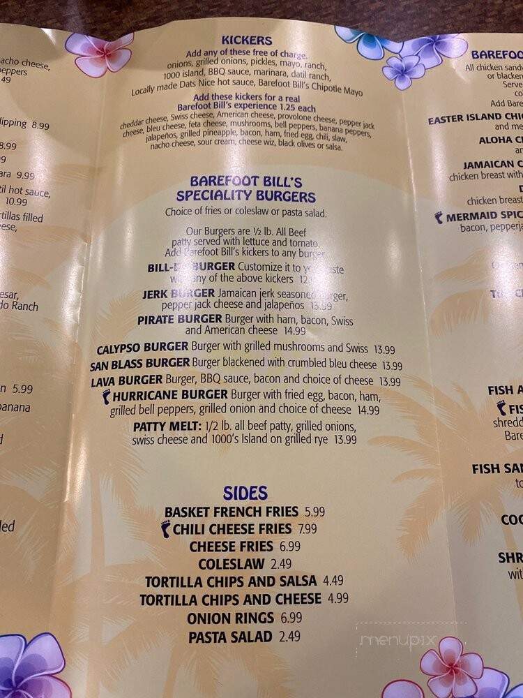 Barefoot Bill's Island Grill - St Augustine, FL