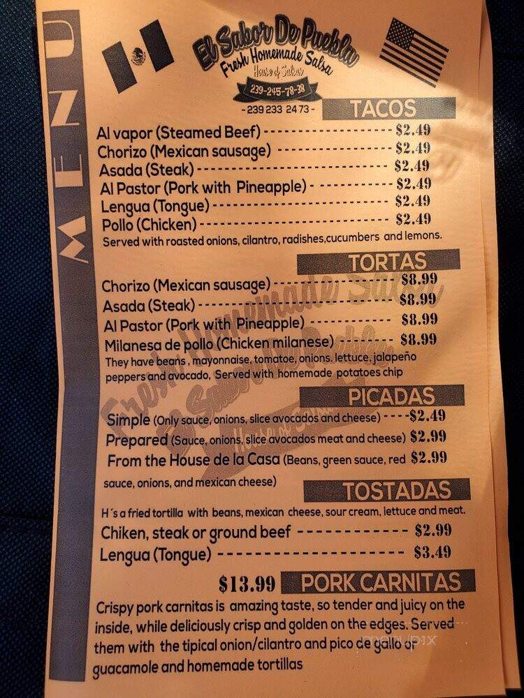 El Sabor De Pueblo - Fort Myers, FL