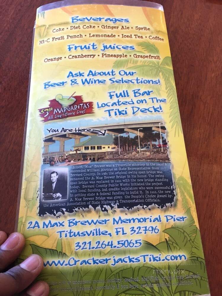 Cracker Jacks Seafood & Tiki Bar - Titusville, FL