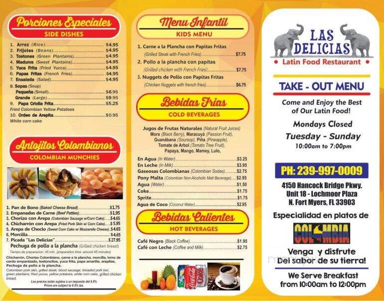 Las Delicias Cafeteria-Bakery - Fort Myers, FL