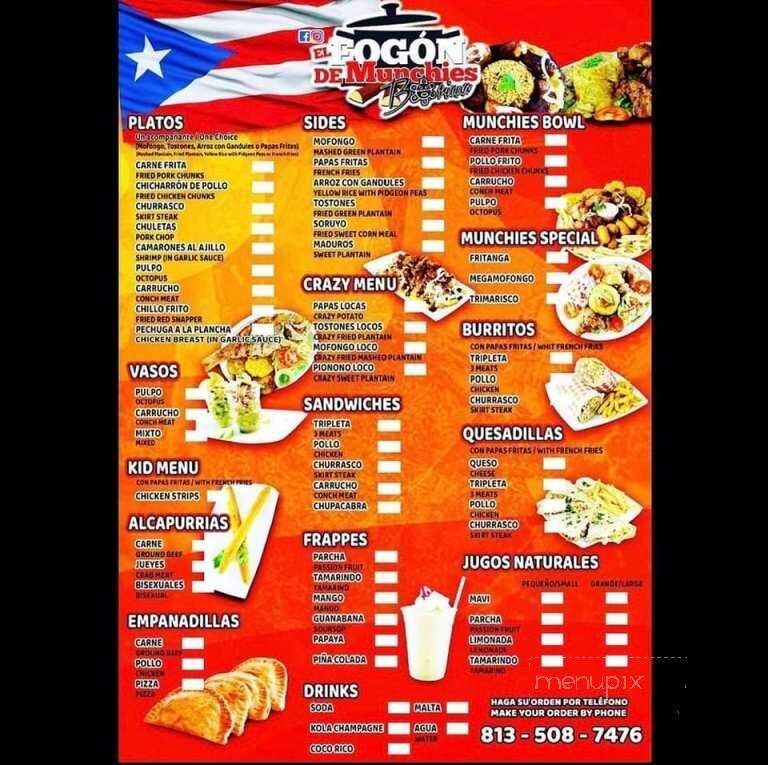 El Fogon de Munchies Boricua - Clermont, FL