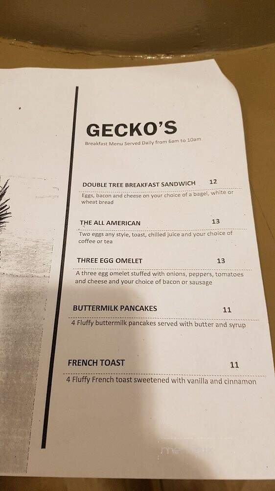 Gecko's Restaurant - West Palm Beach, FL