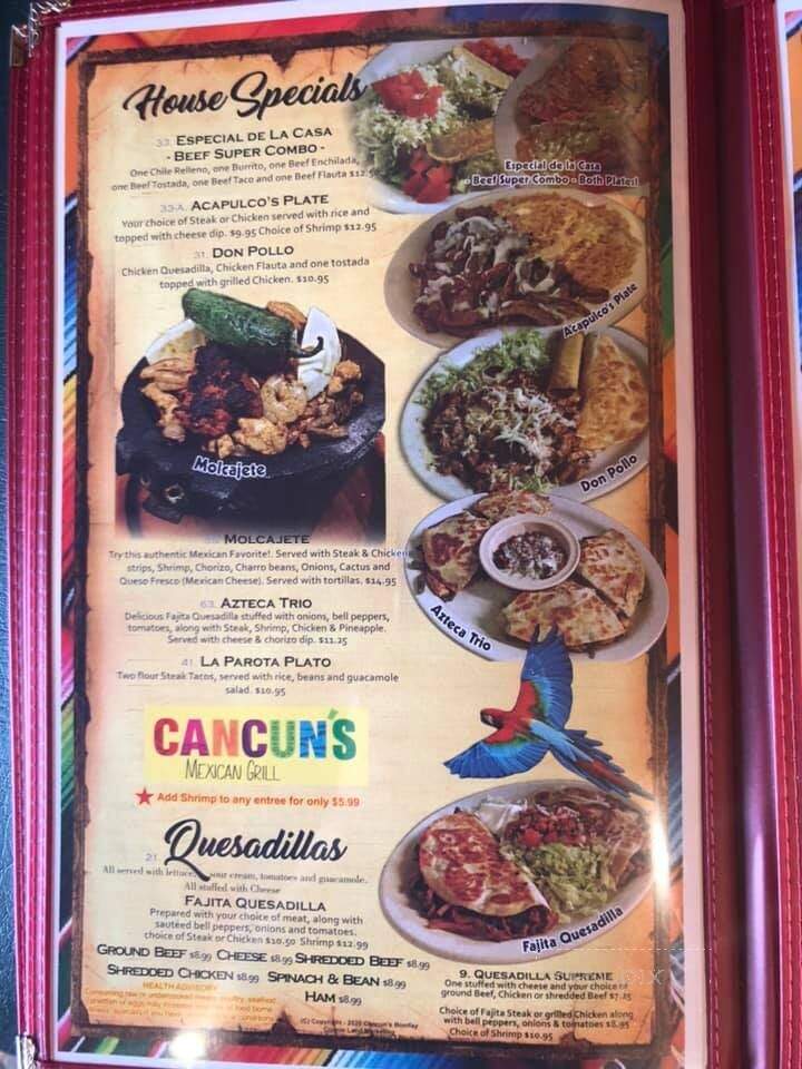 Cancun Mexican Grill - Bonifay, FL