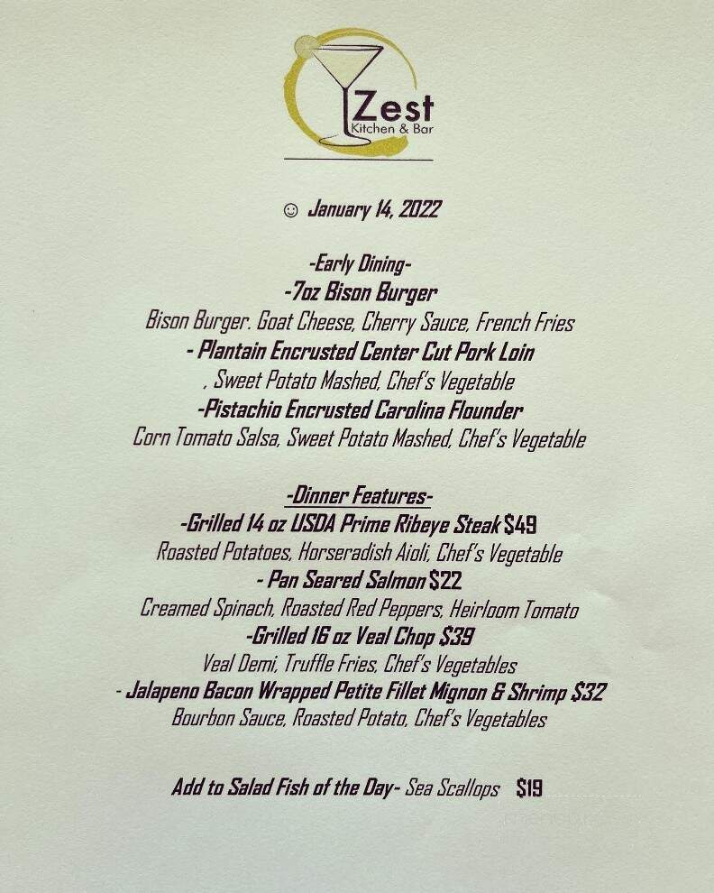 Zest Kitchen & Bar - Port St. Lucie, FL