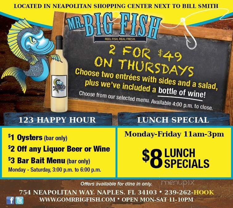 Mr. Big Fish - Naples, FL