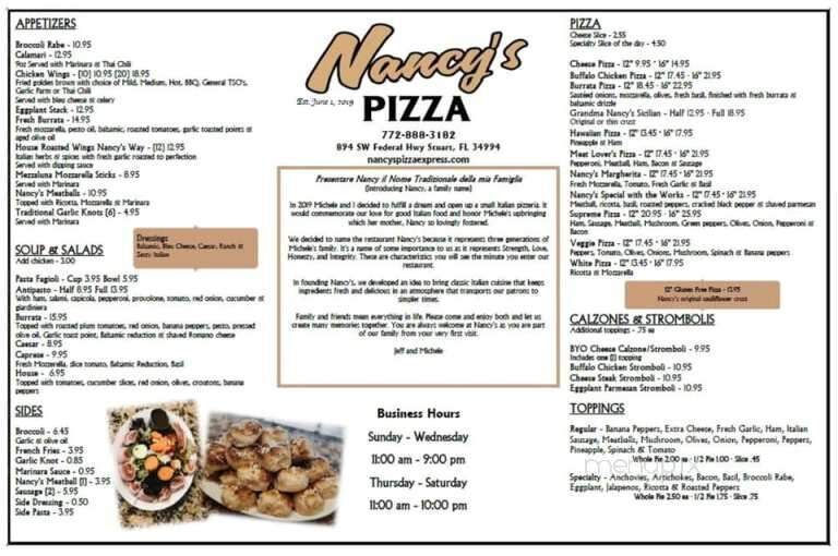 Nancy's Italian Restaurant - Stuart, FL