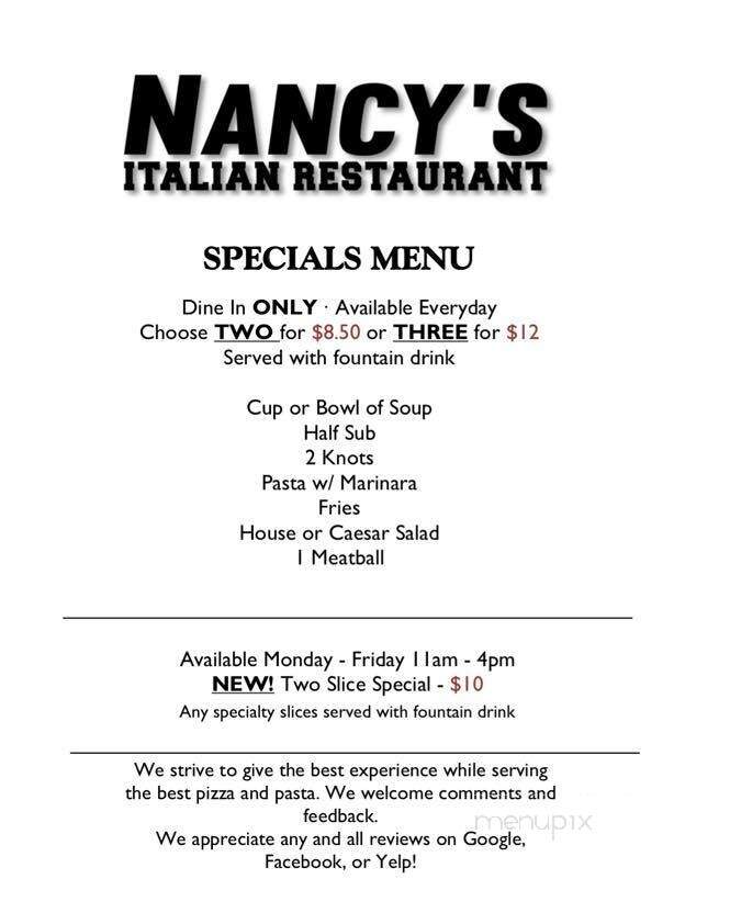 Nancy's Italian Restaurant - Stuart, FL