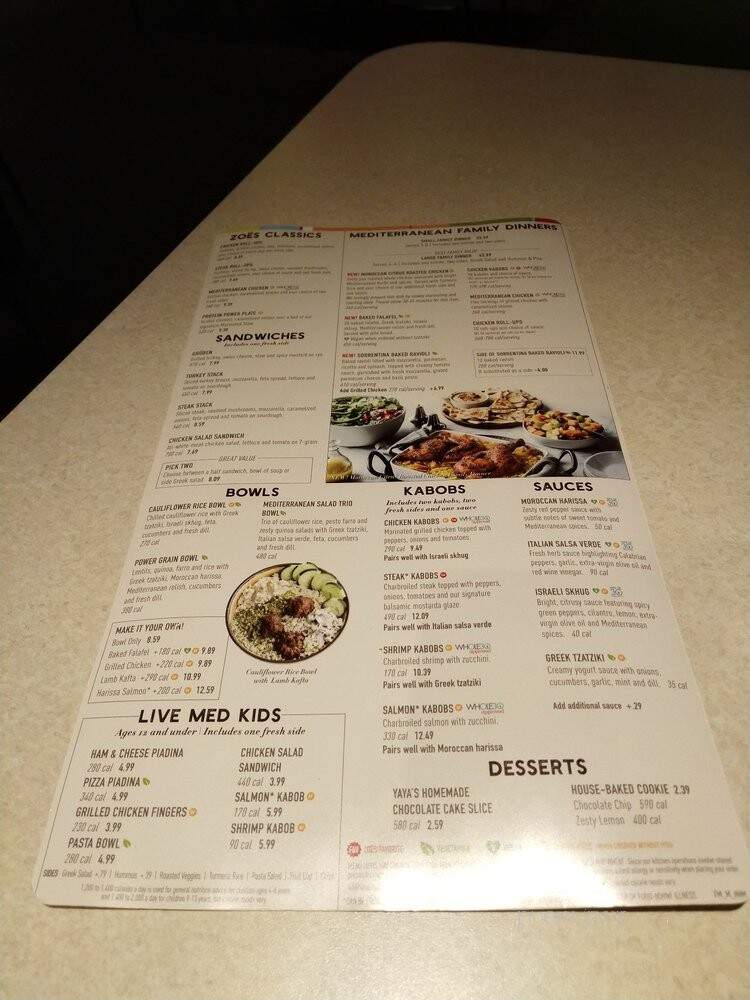 Zoes Kitchen - Ft. Myers, FL