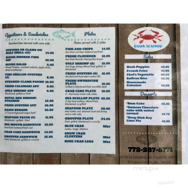 Basin Seafood and Fresh Fish Market - Stuart, FL