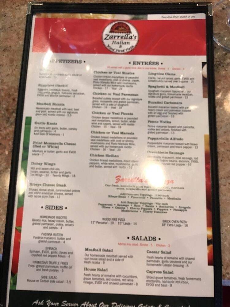 Zarrella's Italian & Wood Fired Pizza - Cape Canaveral, FL