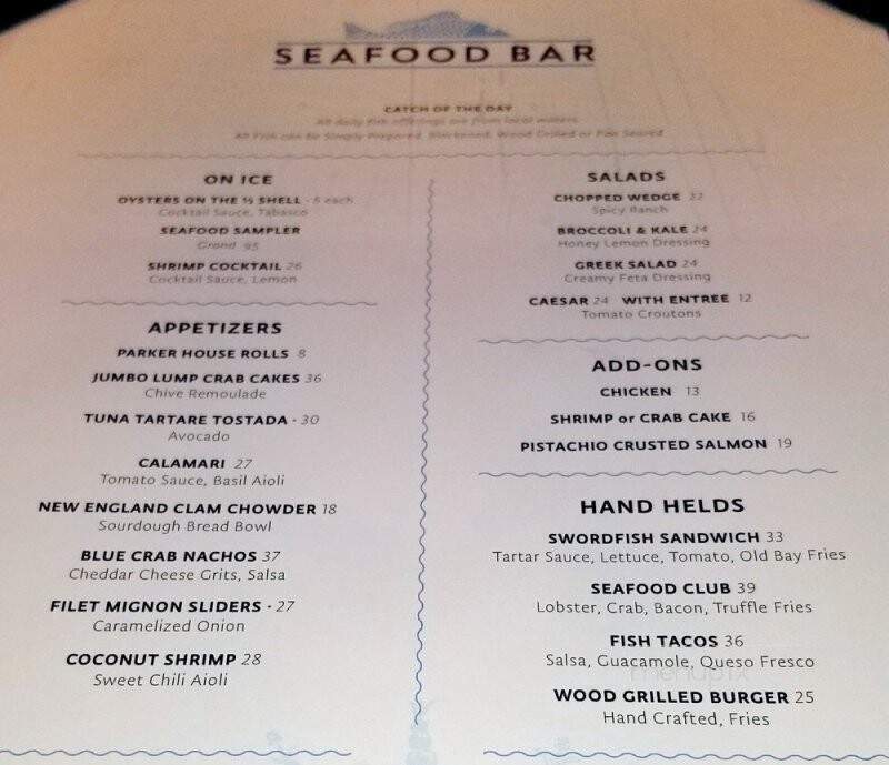 Seafood Bar At The Breakers - Palm Beach, FL