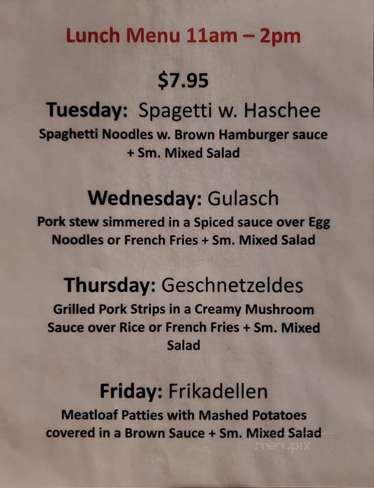 Rosenhof German Restaurant - Hinesville, GA