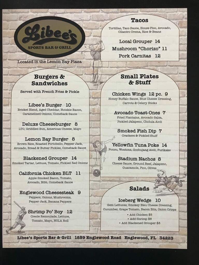 Libee's Sports Bar & Grill - Englewood, FL