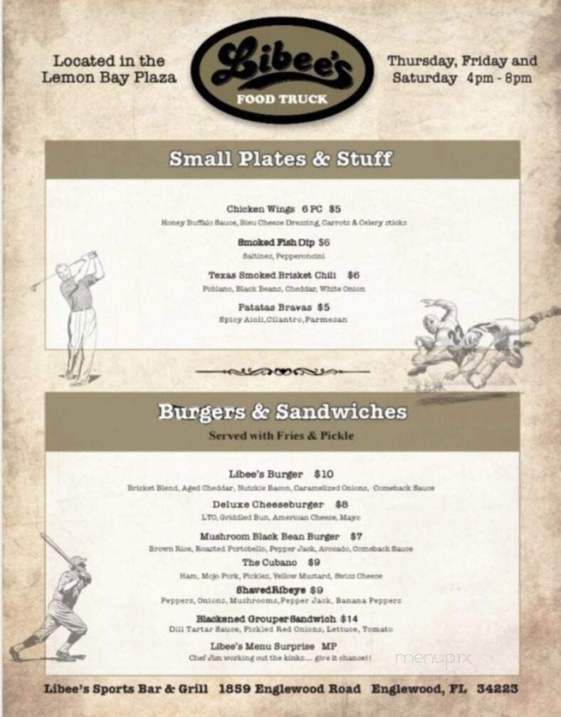 Libee's Sports Bar & Grill - Englewood, FL