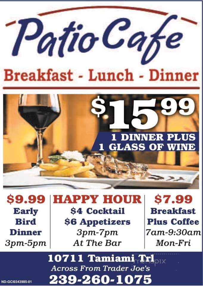 The Patio Cafe - Naples, FL