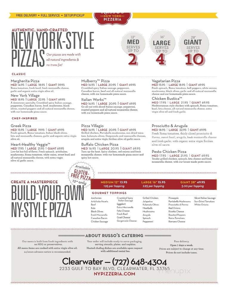 Russo's New York Pizzeria - Clearwater, FL