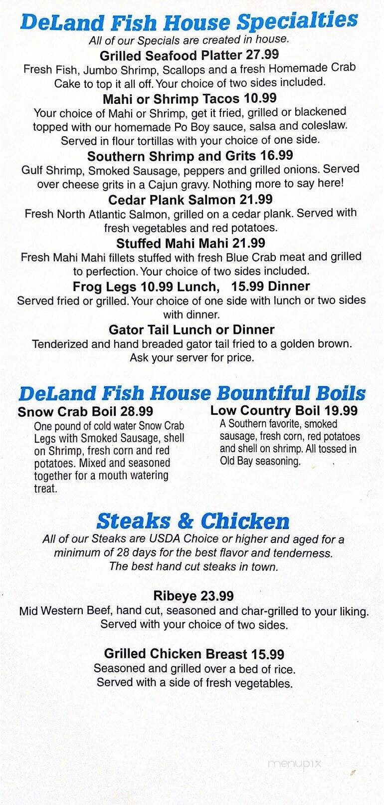 Deland Fish House - Deland, FL