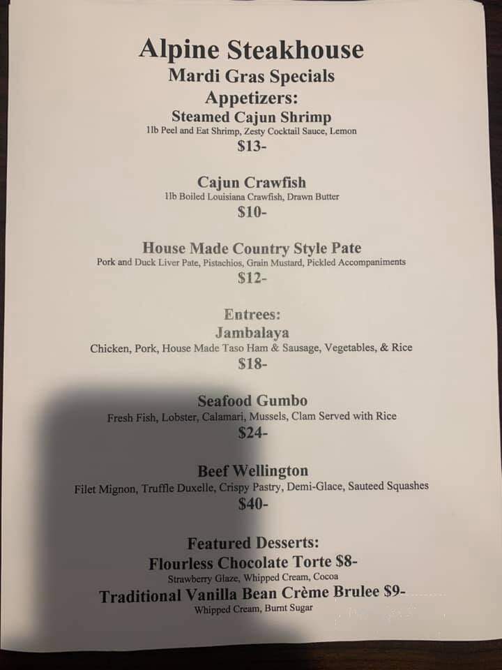 Alpine Steakhouse & Meat Market - Sarasota, FL