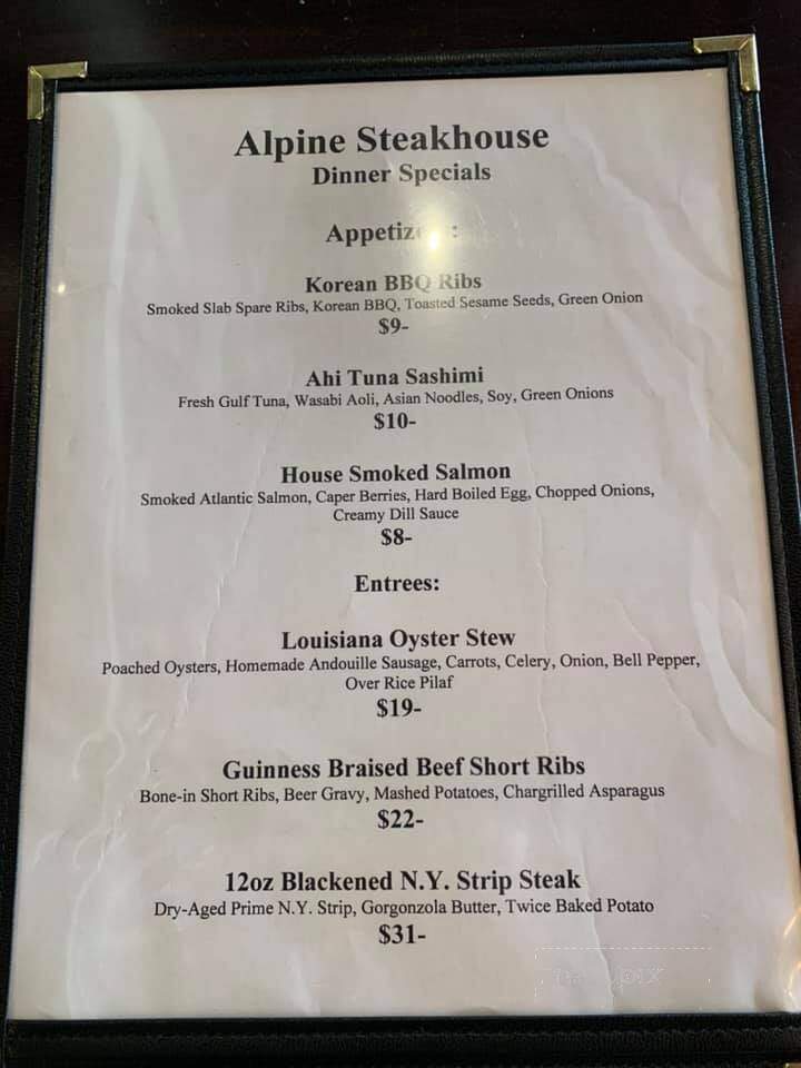 Alpine Steakhouse & Meat Market - Sarasota, FL