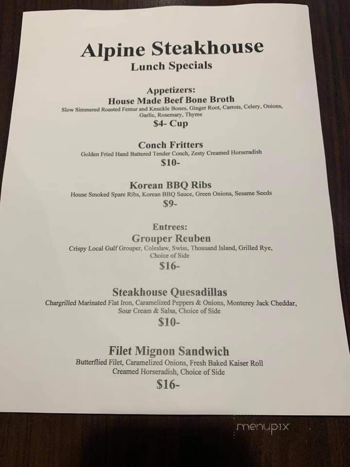 Alpine Steakhouse & Meat Market - Sarasota, FL