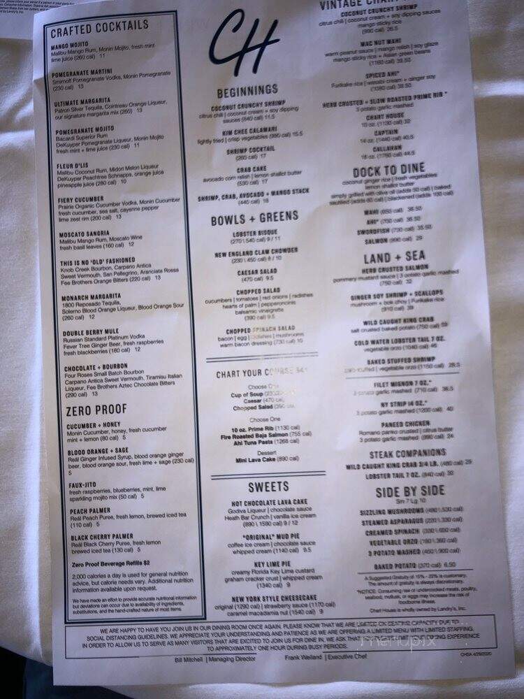 Chart House Restaurant - Melbourne, FL