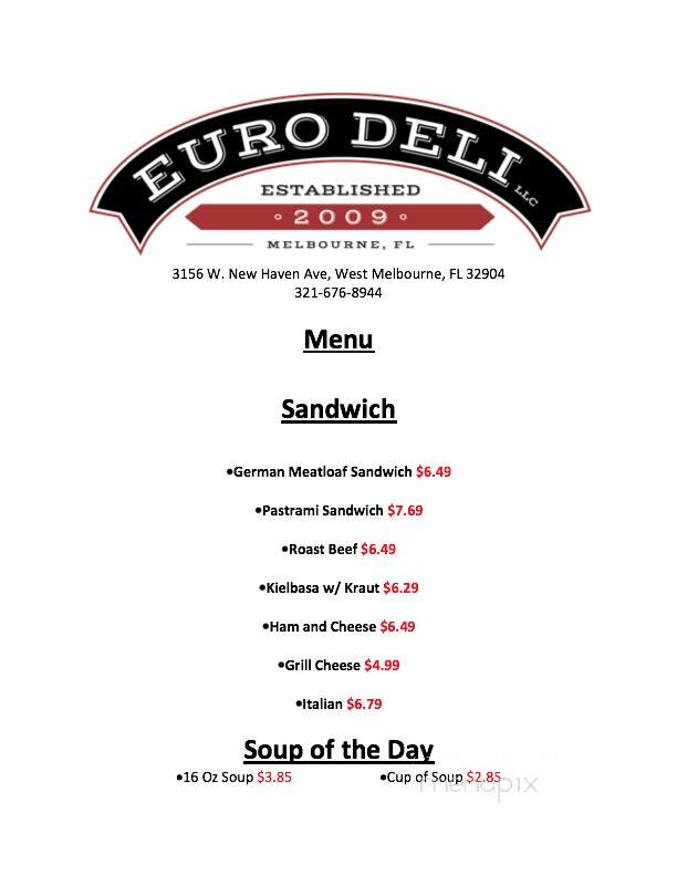 Euro Deli - West Melbourne, FL