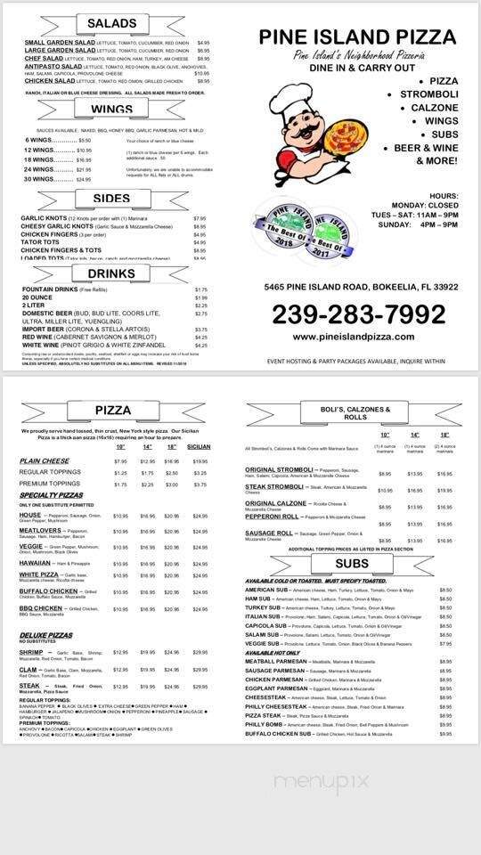 Pine Island Pizza - Bokeelia, FL