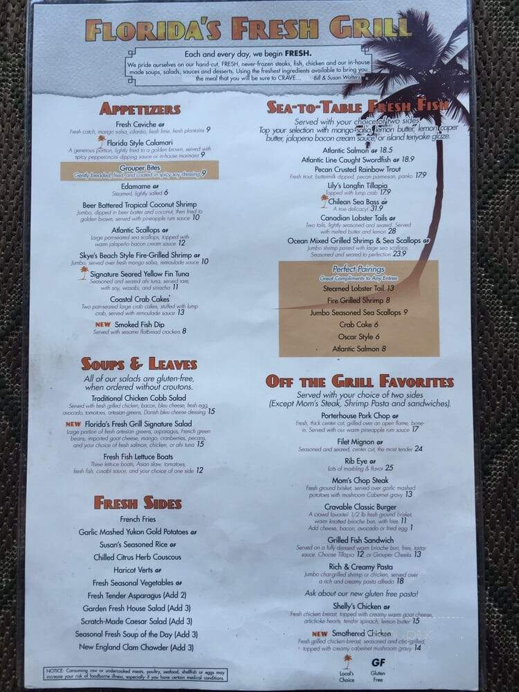 Florida's Fresh Grill - Cocoa Beach, FL