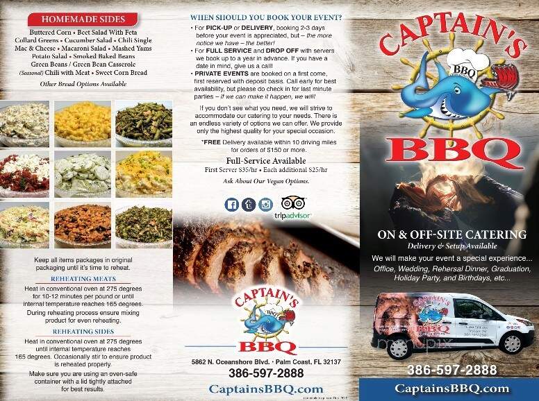 Captain's BBQ - Palm Coast, FL