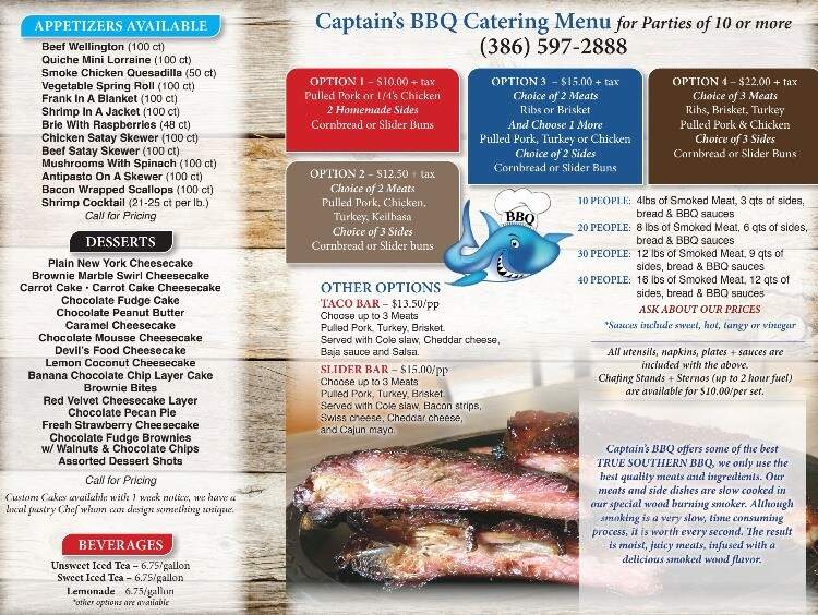 Captain's BBQ - Palm Coast, FL