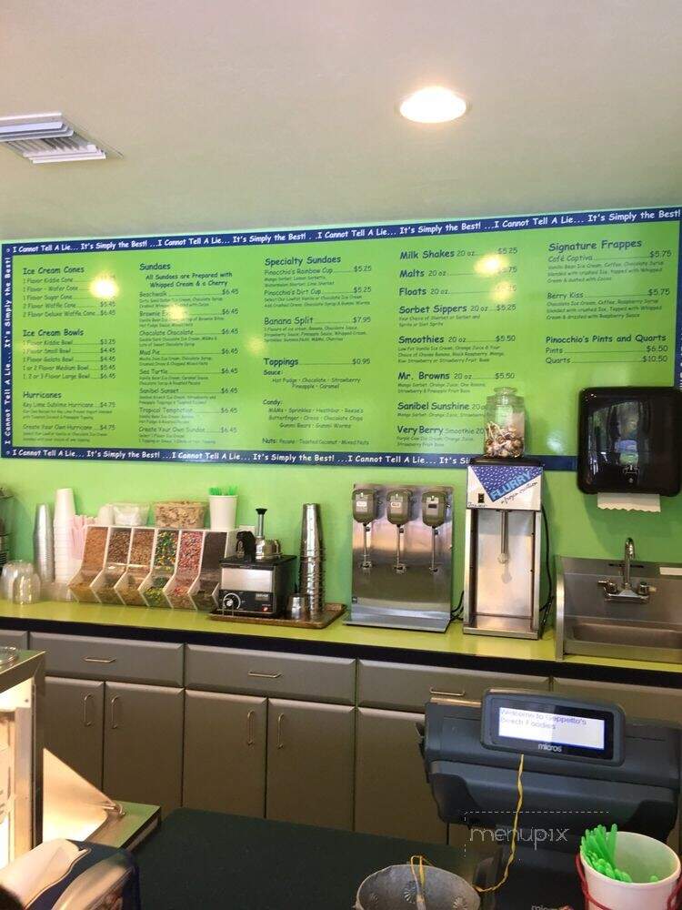 Pinocchio's Ice Cream - Sanibel, FL