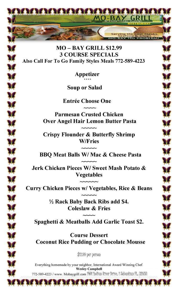 Mo Bay Grill - Sebastian, FL