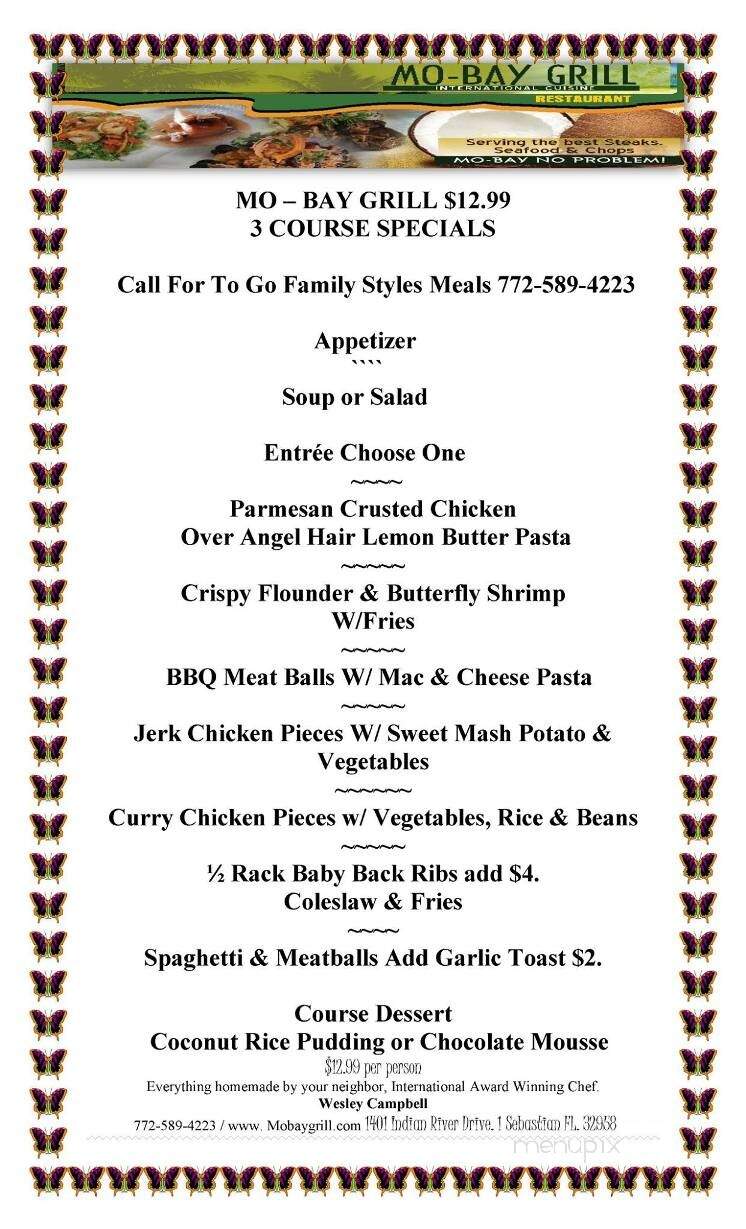 Mo Bay Grill - Sebastian, FL