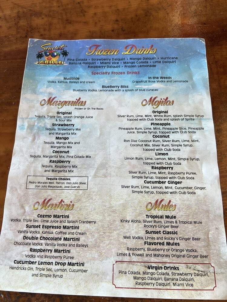 The Sunset Grill - Marco Island, FL