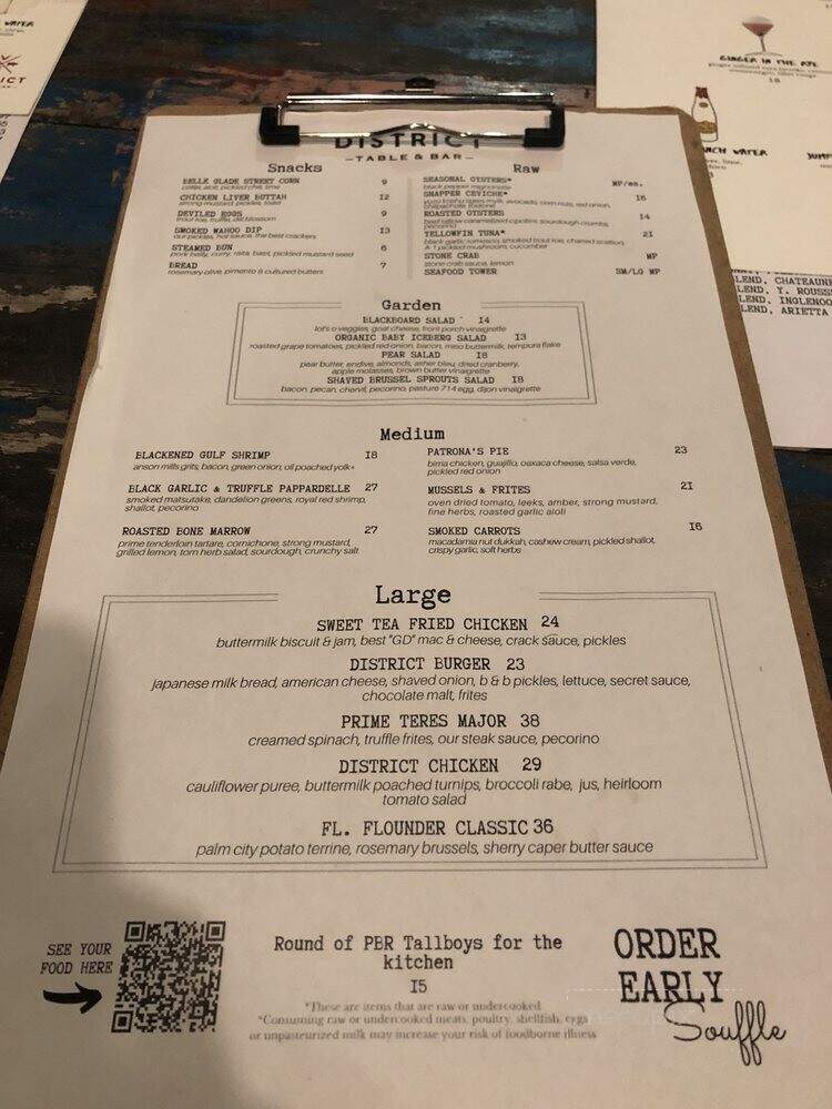 District Table and Bar - Stuart, FL