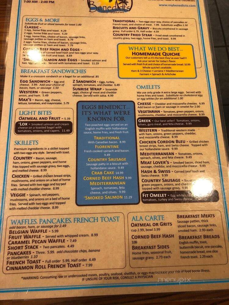 Benedict's Family Restaurant - Largo, FL