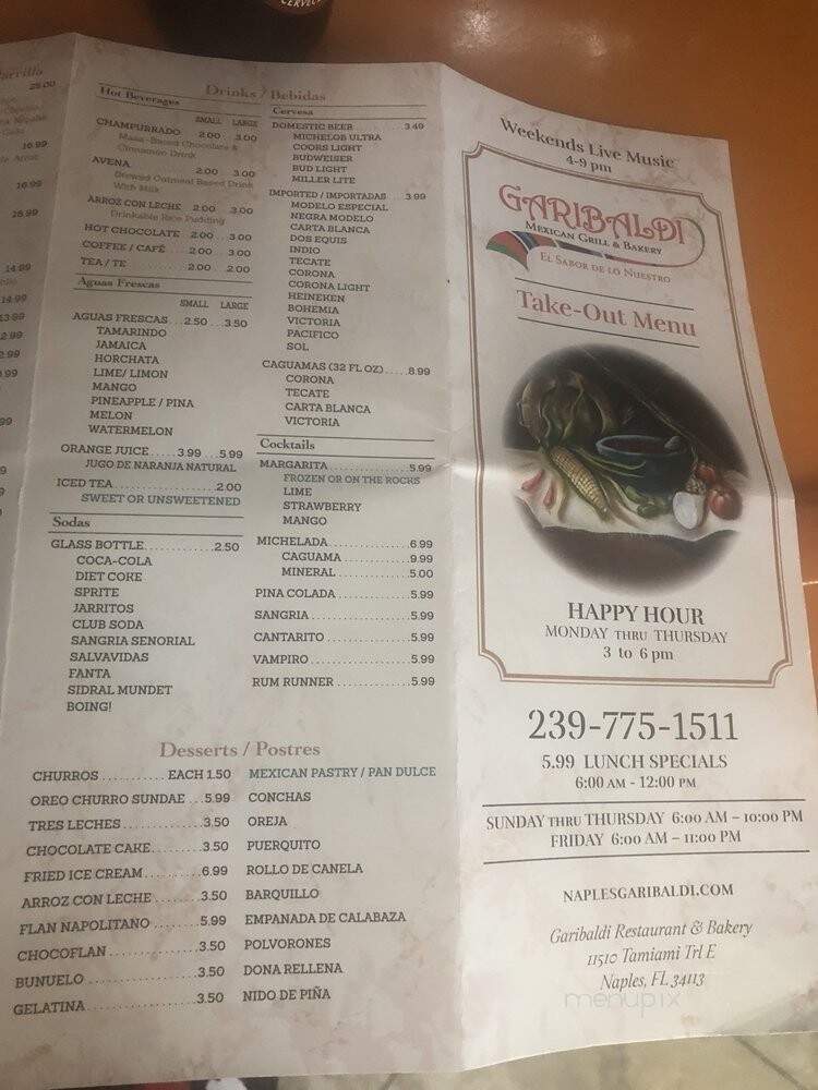 Garibaldi Bakery & Restaurant - Naples, FL