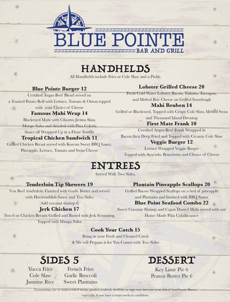 Blue Pointe Bar and Grill - Tequesta, FL